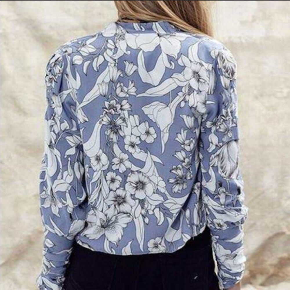 NWOT JAASE Aurora Floral bomber